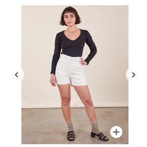 Big Bud Press Classic Work Shorts- Vintage Off-White.